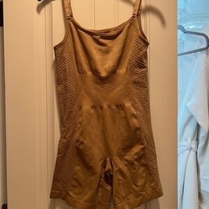 Seamless Tan Shapewear Bodysuit Sz 1x